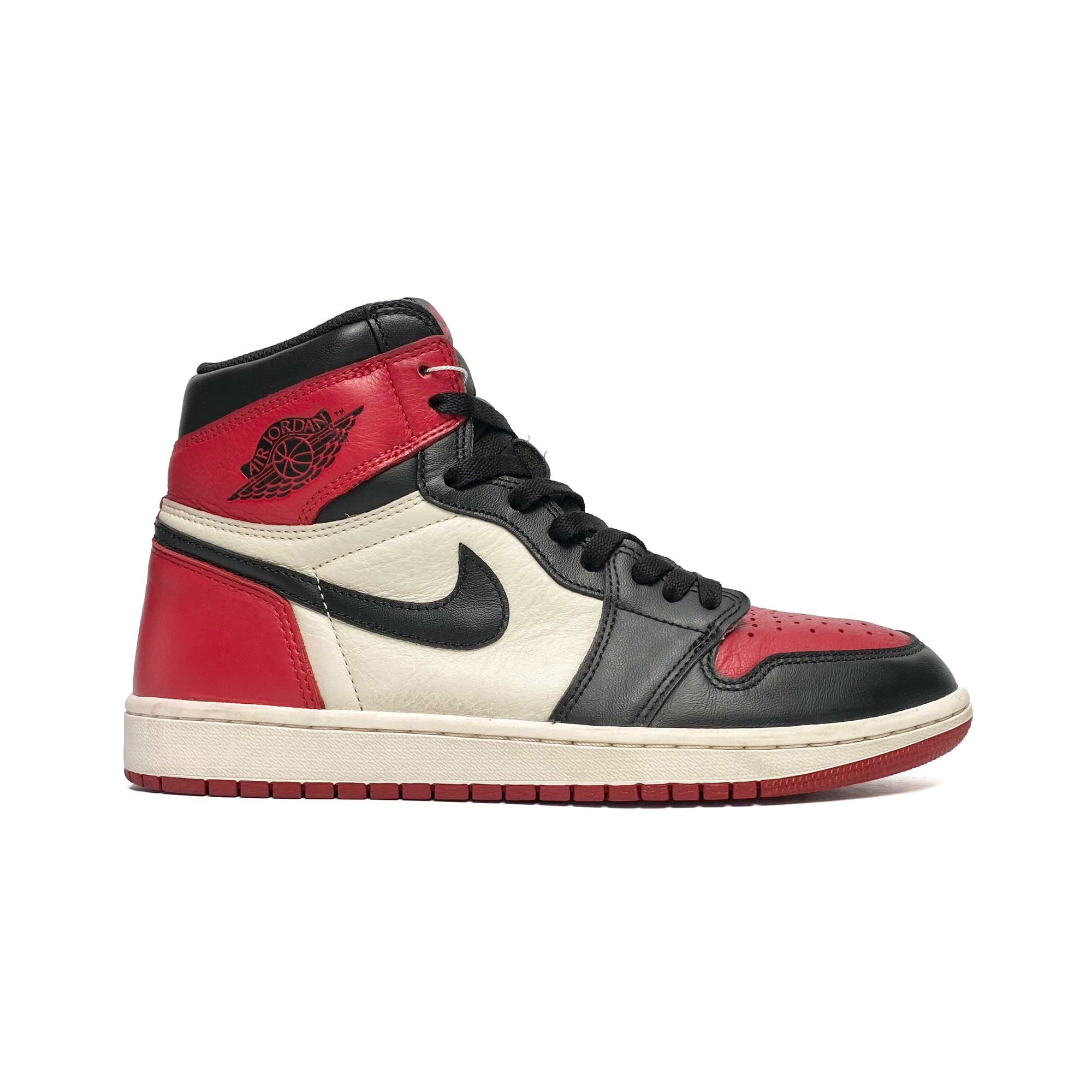  NIKE AIR JORDAN 1 RETRO HIGH BRED TOE 555088-610 