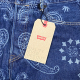  LEVI'S X SNOOP DOGG JEANS LOT 420 PAISLEY BANDANA BLUE WEED 