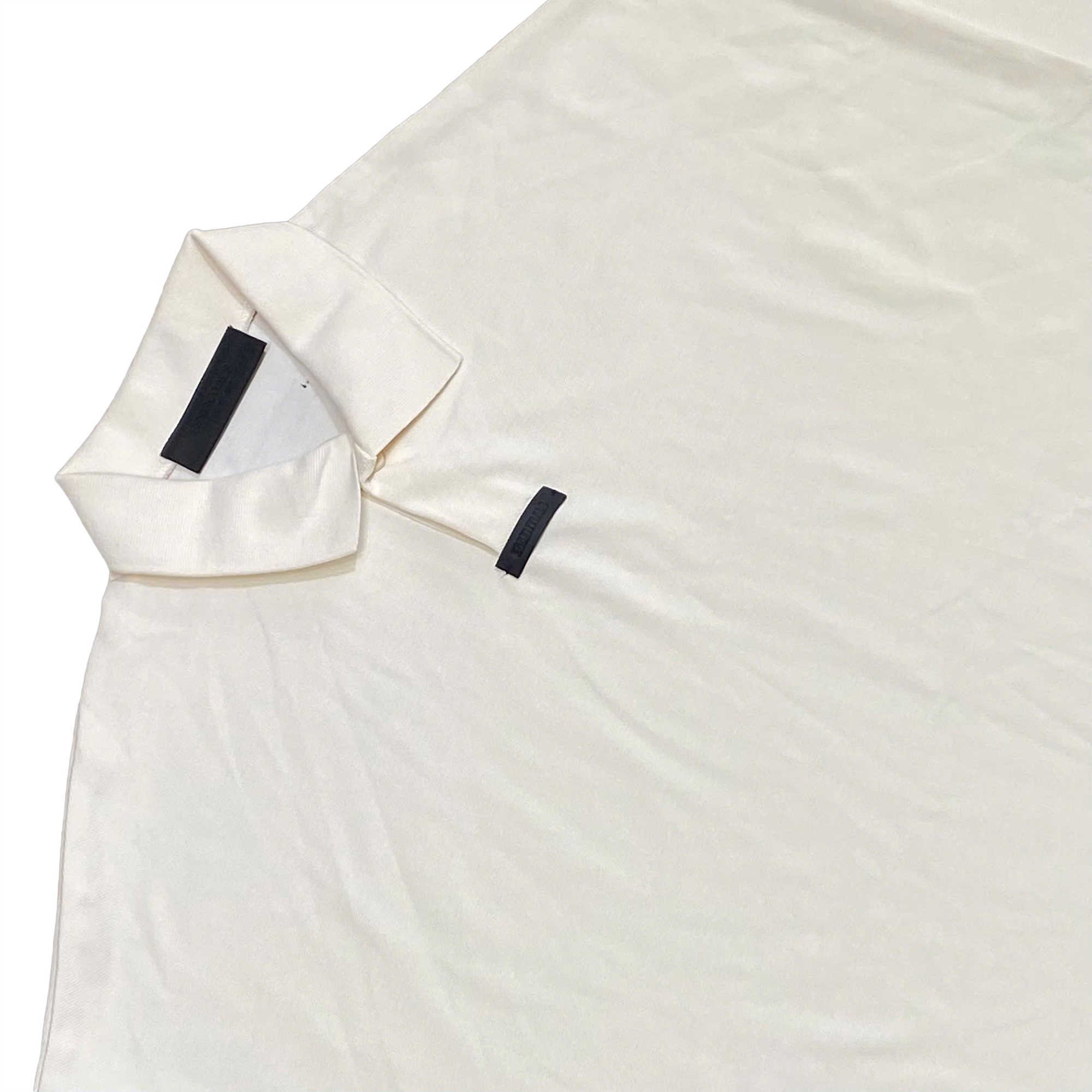  FEAR OF GOD ESSENTIAL LOGO PIQUE POLO SHIRT SHELL (125BT244332F) 