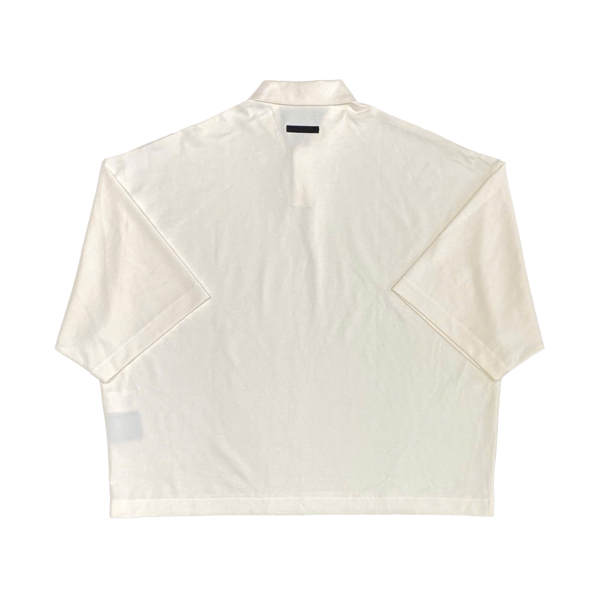  FEAR OF GOD ESSENTIAL LOGO PIQUE POLO SHIRT SHELL (125BT244332F) 