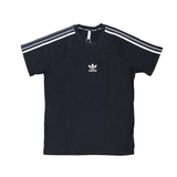  ADIDAS ORIGINALS STRIPE LOGO MICRO MARK ROUND NECK CASUAL SHORT GK1963 