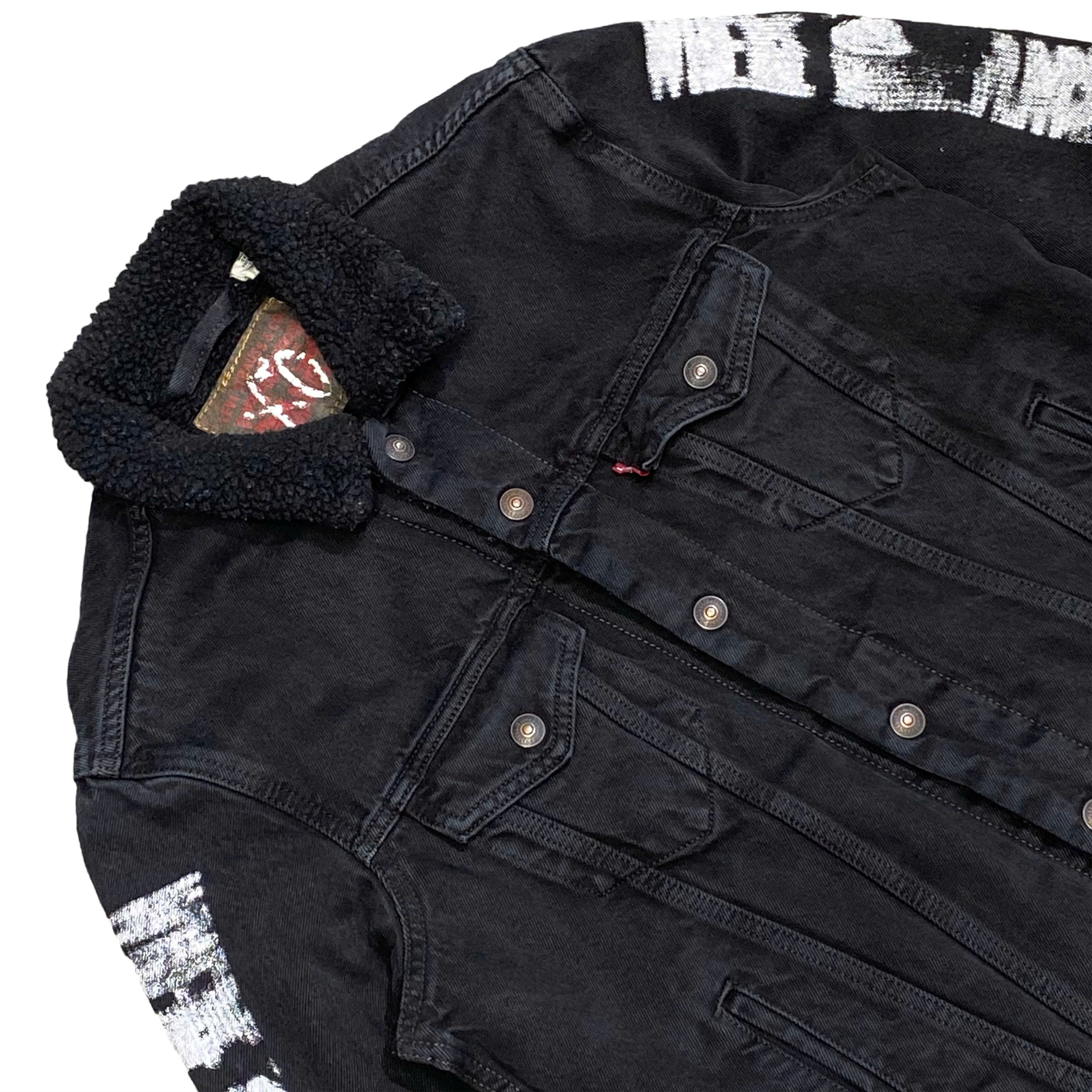  THE WEEKND XO WHERE DREAMS COME TRUE X LEVI'S SHERPA DENIM JACKET 