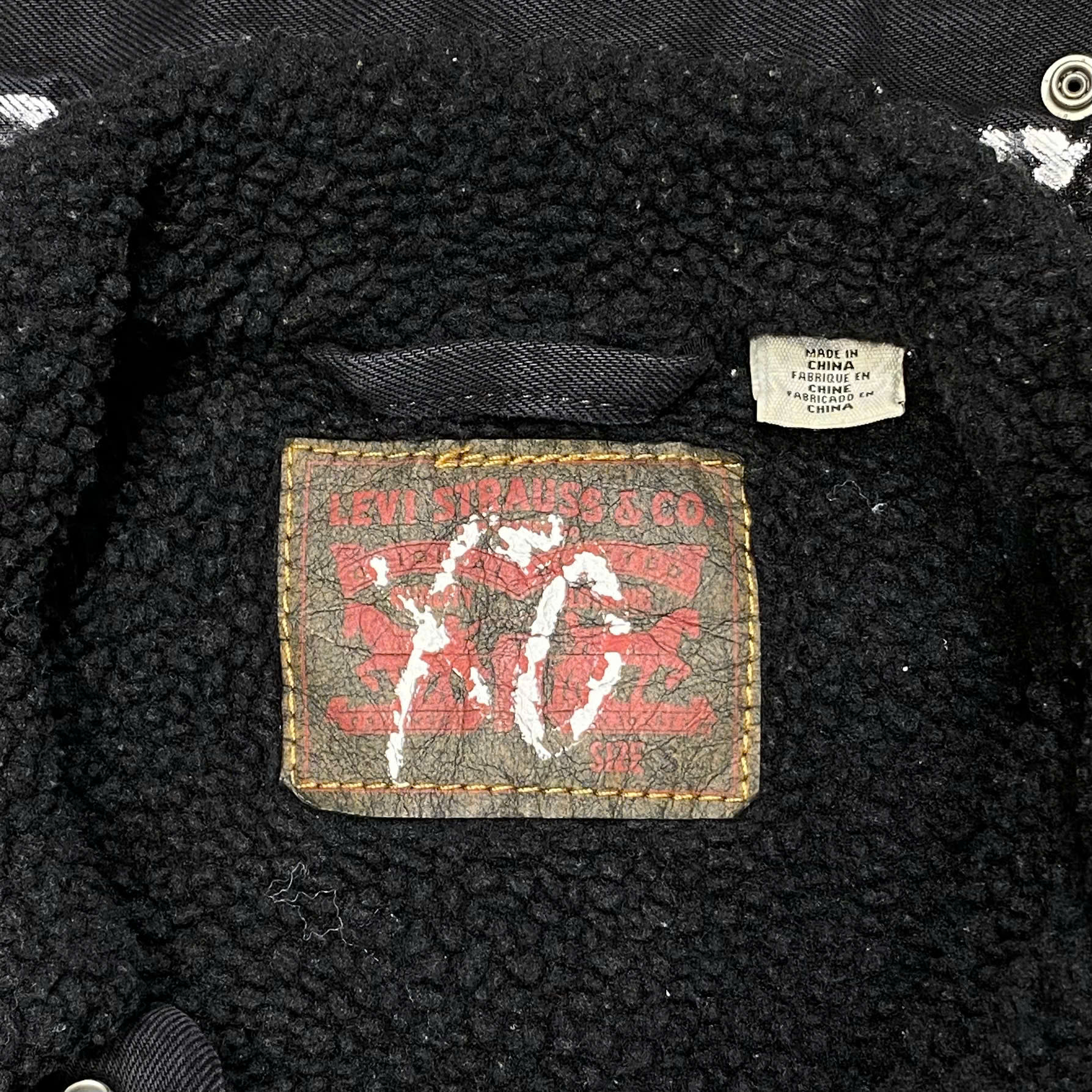  THE WEEKND XO WHERE DREAMS COME TRUE X LEVI'S SHERPA DENIM JACKET 
