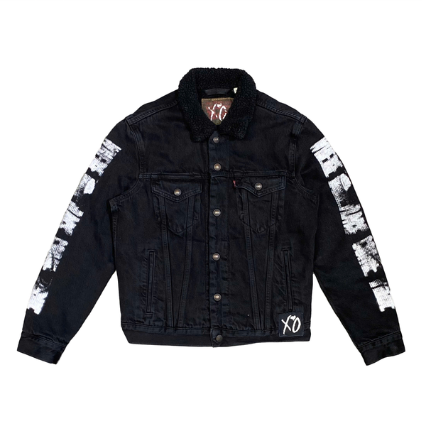  THE WEEKND XO WHERE DREAMS COME TRUE X LEVI'S SHERPA DENIM JACKET 
