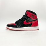  NIKE AIR JORDAN 1 RETRO HIGH OG PATENT BRED 555088 063 