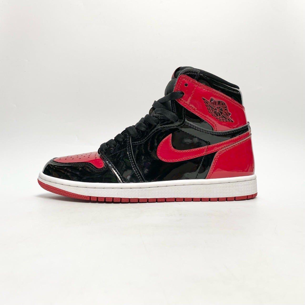  NIKE AIR JORDAN 1 RETRO HIGH OG PATENT BRED 555088 063 