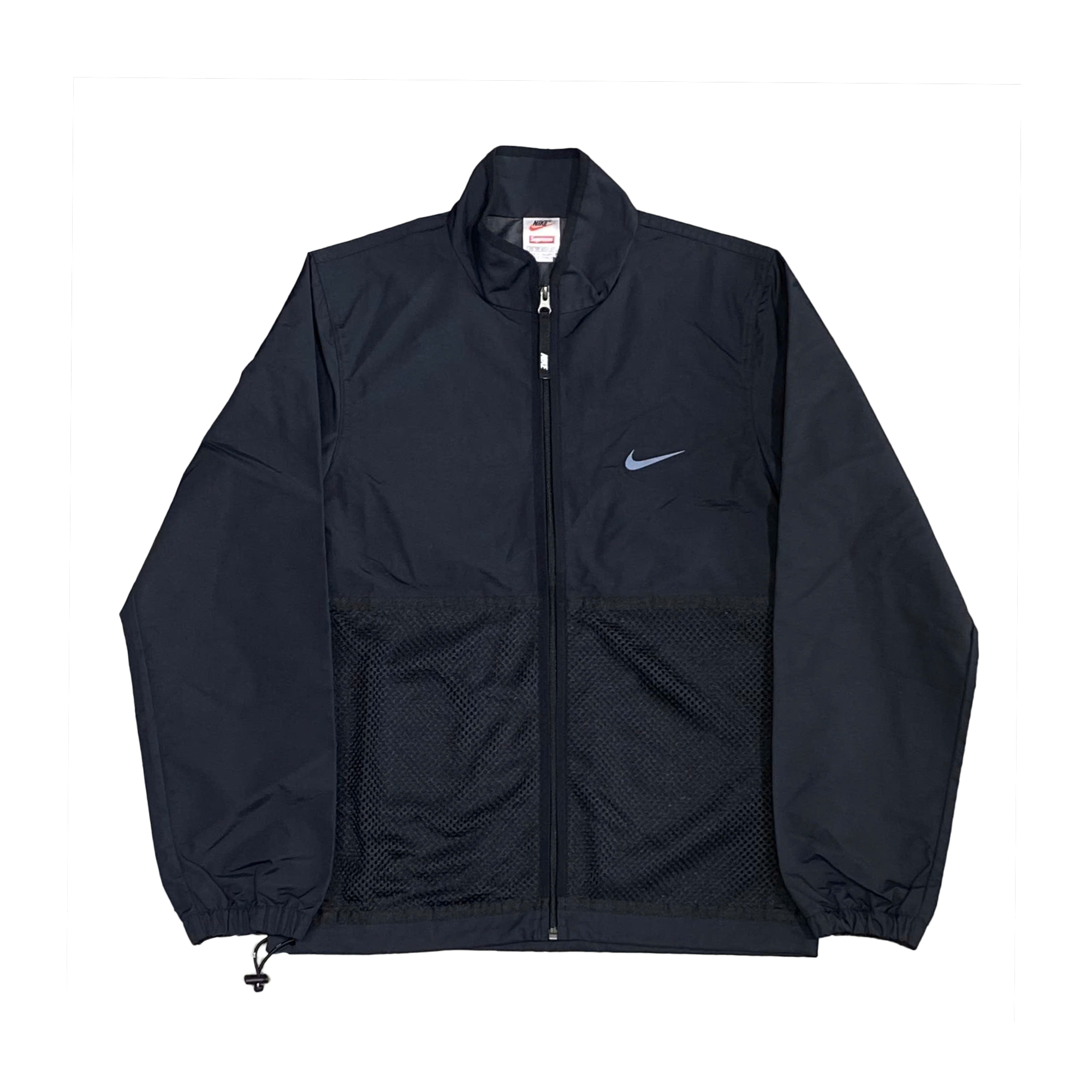  SUPREME X NIKE TRAIL RUNNING JACKET BLACK 