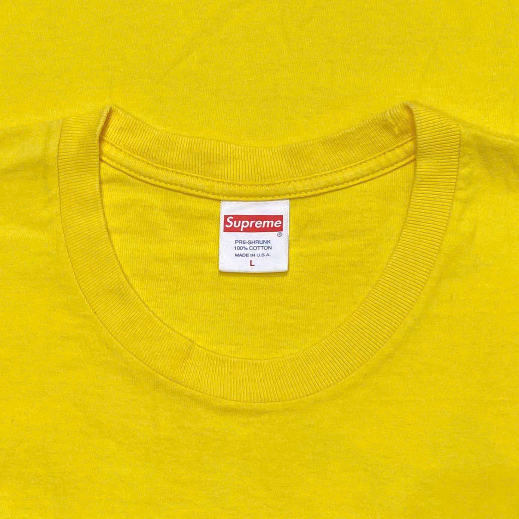  SUPREME FUTURA LOGO TEE YELLOW 