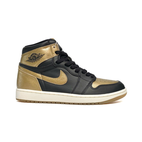  NIKE AIR JORDAN 1 RETRO HIGH OG BLACK METALLIC GOLD DZ5485-071 
