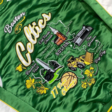  STARTER X URBAN OUTFITTERS NBA BOSTON CELTICS BOMBER SOUVENIR JACKET 