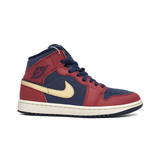  NIKE AIR JORDAN 1 MID TEAM RED IO7449-600 