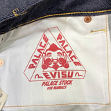  PALACE X EVISU 2008 CLASSIC SEAGULL DENIM JEANS 