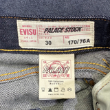  PALACE X EVISU 2008 CLASSIC SEAGULL DENIM JEANS 