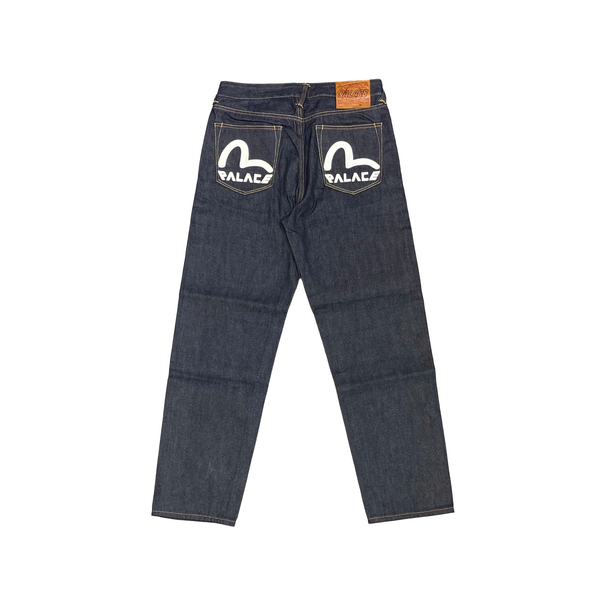  PALACE X EVISU 2008 CLASSIC SEAGULL DENIM JEANS 