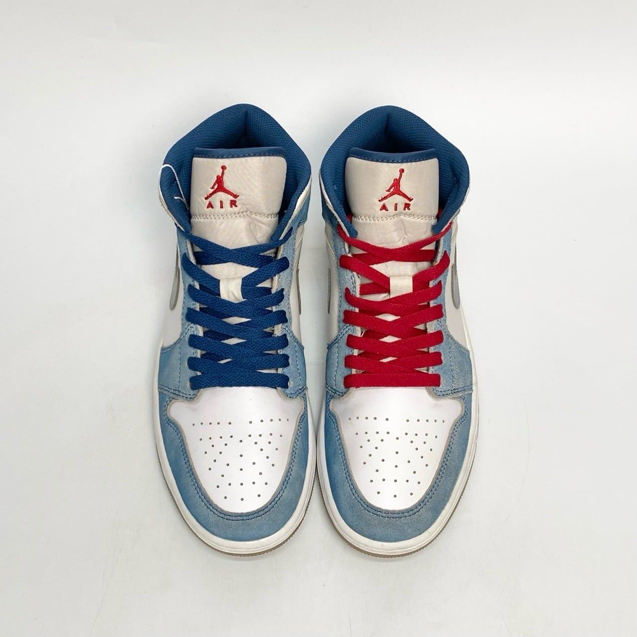  NIKE AIR JORDAN 1 MID FRENCH BLUE FIRE RED DN3706-401 