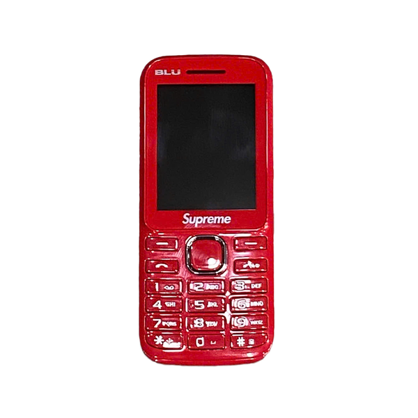  SUPREME BLU BURNER PHONE RED 