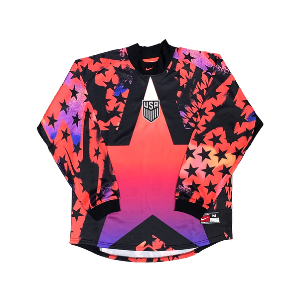 NIKE USA GOALKEEPER JERSEY BLACK BRIGHT CRIMSON IO0786-010 
