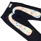  EVISU BRUSHSTROKE DAICOCK CHINO PANTS 
