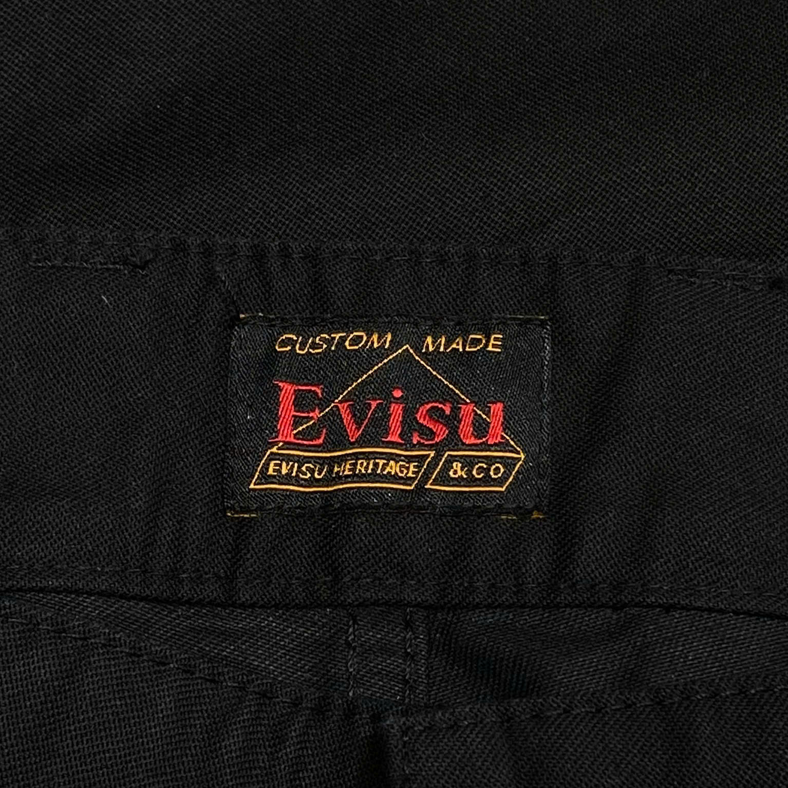  EVISU BRUSHSTROKE DAICOCK CHINO PANTS 