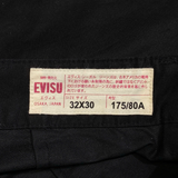  EVISU BRUSHSTROKE DAICOCK CHINO PANTS 