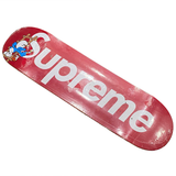  SUPREME SMURFS SKATEBOARD RED DECK 