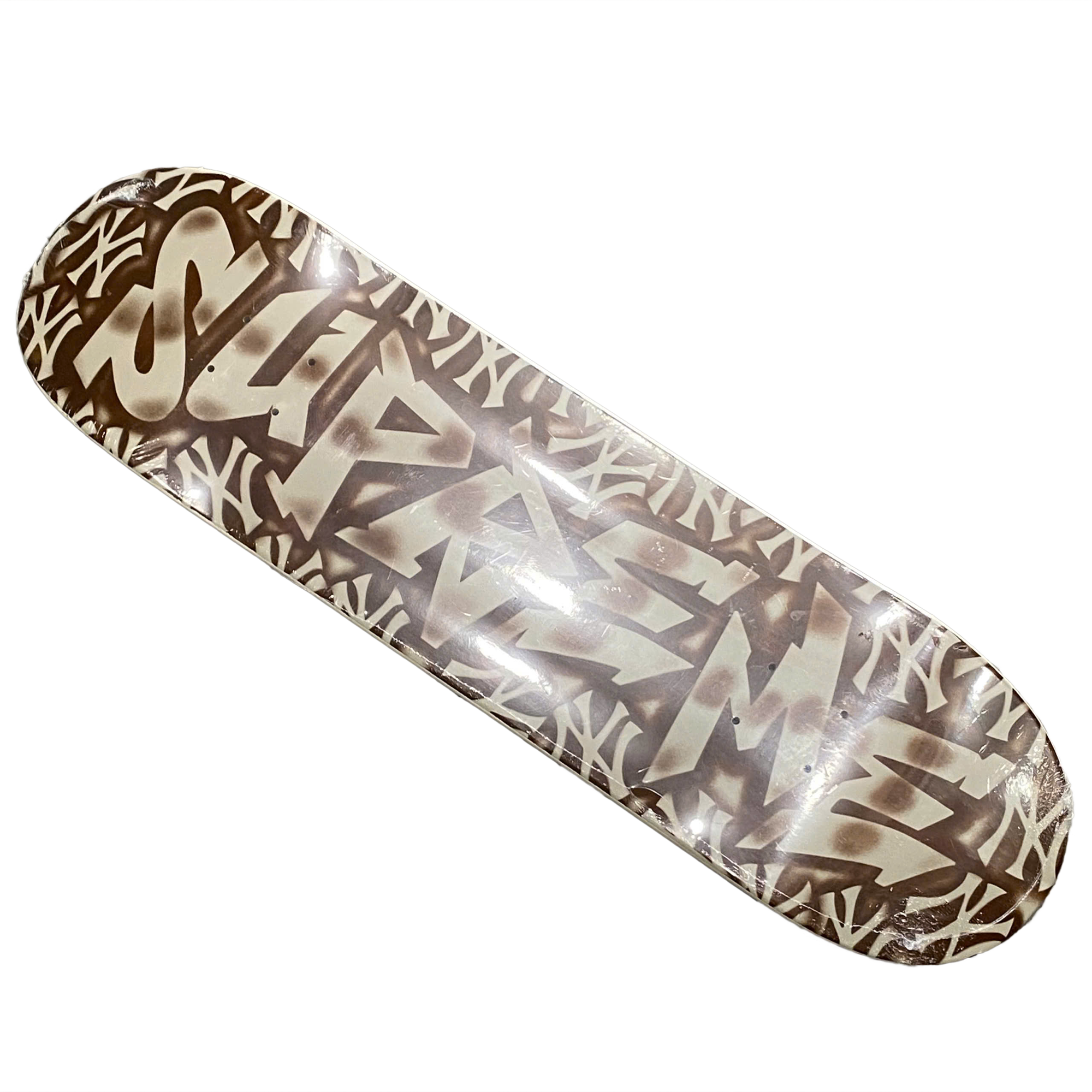  SUPREME NEW YORK YANKEES AIRBRUSH SKATEBOARD DECK CLAY 