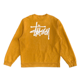  STUSSY BASIC CREWNECK ORANGE 