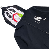  BAPE PANDA FULL ZIP HOODIE BLACK 