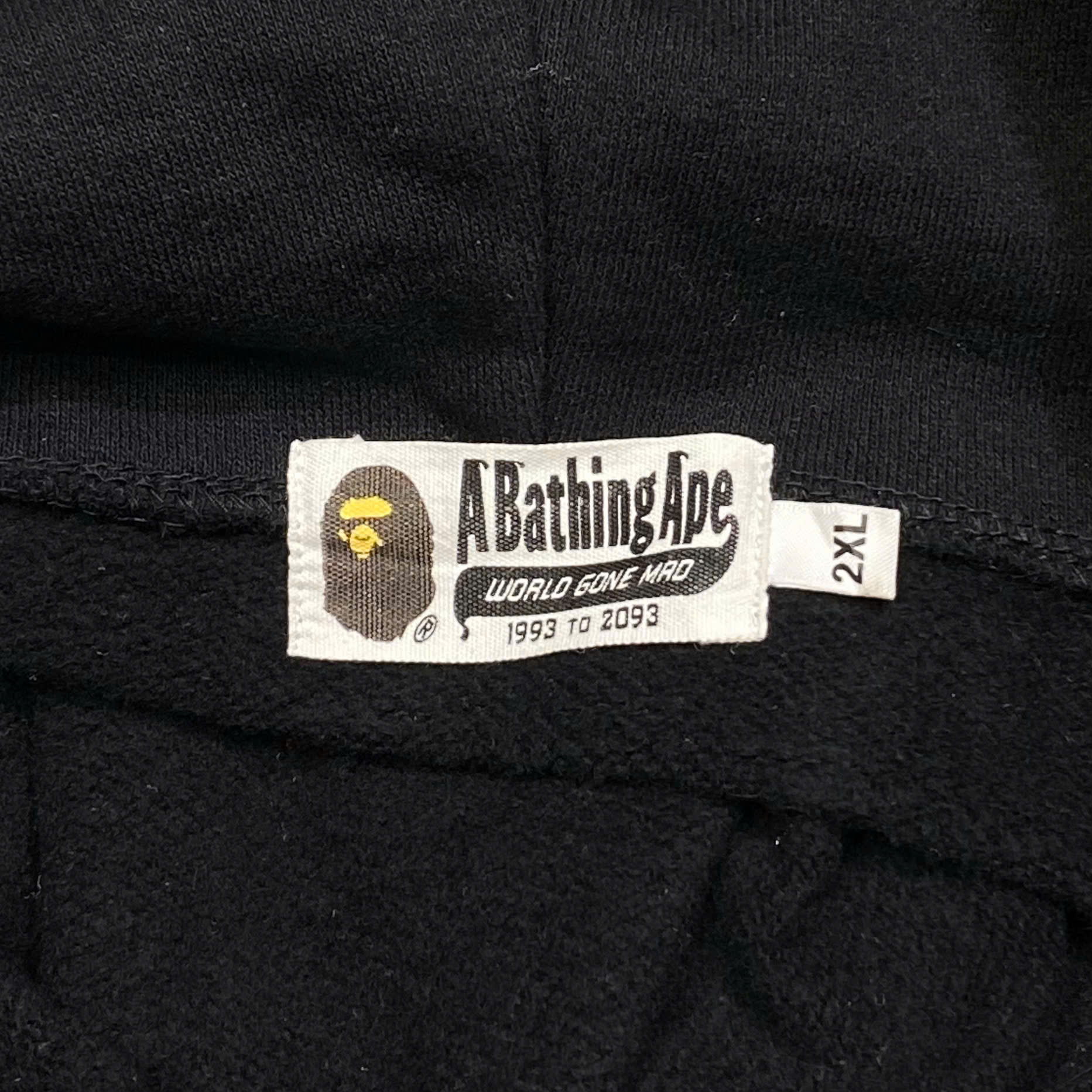  BAPE PANDA FULL ZIP HOODIE BLACK 