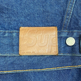  SUPREME SHIBORI DENIM TRUCKER JACKET RIGID INDIGO 