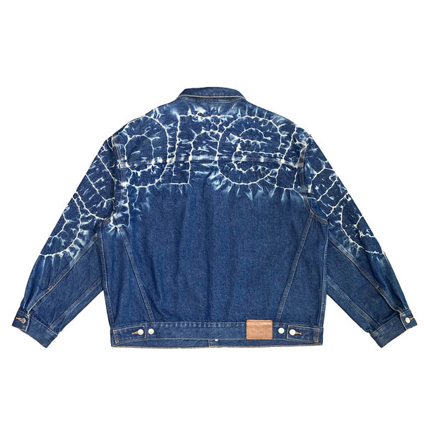  SUPREME SHIBORI DENIM TRUCKER JACKET RIGID INDIGO 