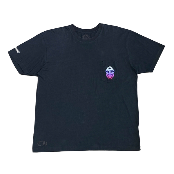  CHROME HEARTS GRADIENT DAGGER TEE BLACK 
