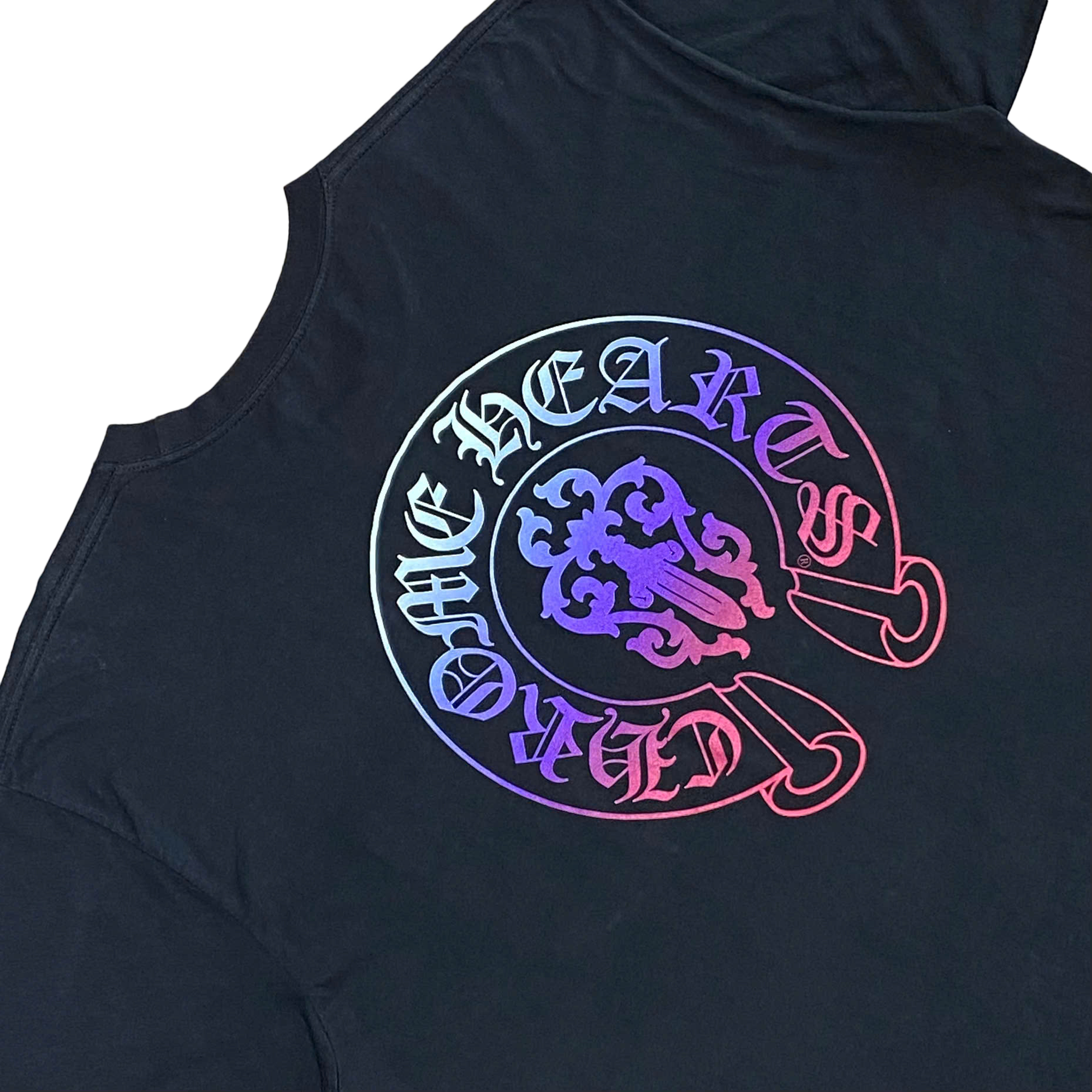  CHROME HEARTS GRADIENT DAGGER TEE BLACK 