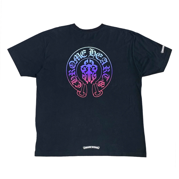  CHROME HEARTS GRADIENT DAGGER TEE BLACK 