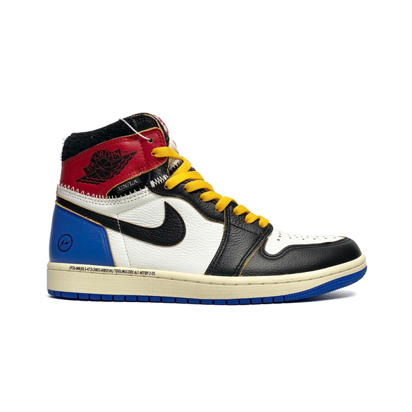  NIKE AIR JORDAN 1 HIGH X UNION X FRAGMENT BLACK VARSITY RED IO7847-002 
