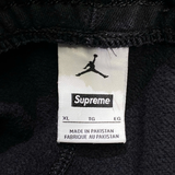  SUPREME JORDAN SWEATPANT BLACK 