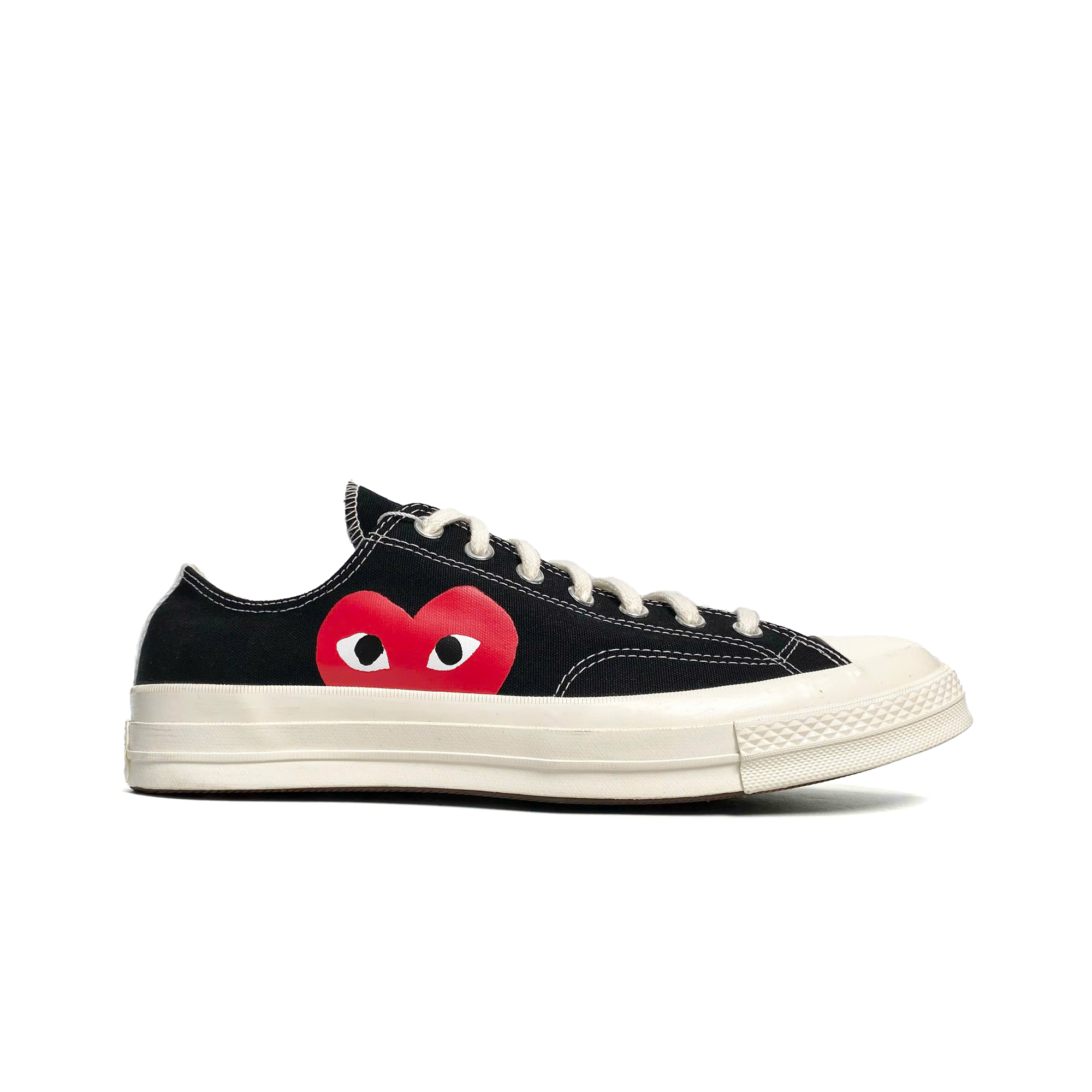  CONVERSE CHUCK TAYLOR ALL STAR 70 OX COMME DES GARCONS PLAY BLACK A08796C 