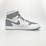  NIKE AIR JORDAN 1 RETRO HIGH OG WHITE STEALTH 555088-037 