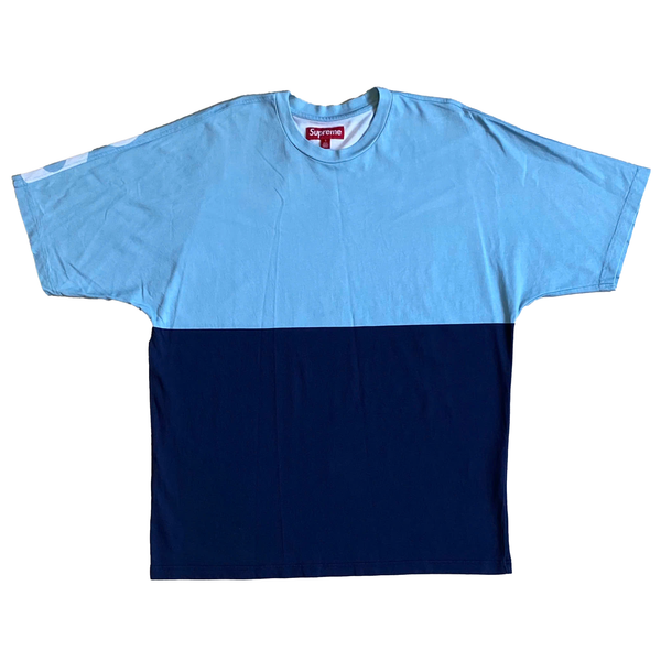  ÁO SUPREME SPLIT SHORT-SLEEVE TOP BLUE 