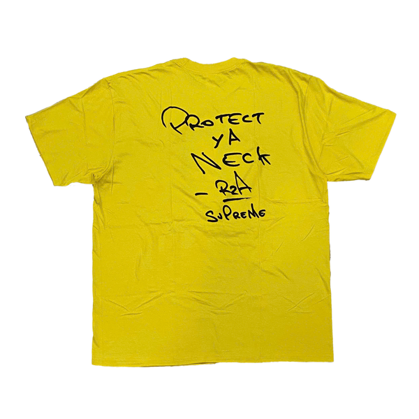  ÁO SUPREME WU-TANG CLAN RZA TEE YELLOW 