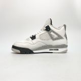  NIKE AIR JORDAN 4 RETRO 2025 GS WHITE CEMENT IB4171-100 