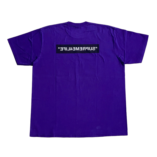  ÁO SUPREME 4 LIFE TEE PURPLE 