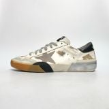  GOLDEN GOOSE WHITE PATCHWORK SUPERSTAR 