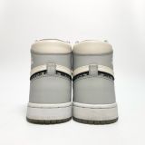  NIKE DIOR X AIR JORDAN 1 HIGH WOLF GREY CN8607-002 