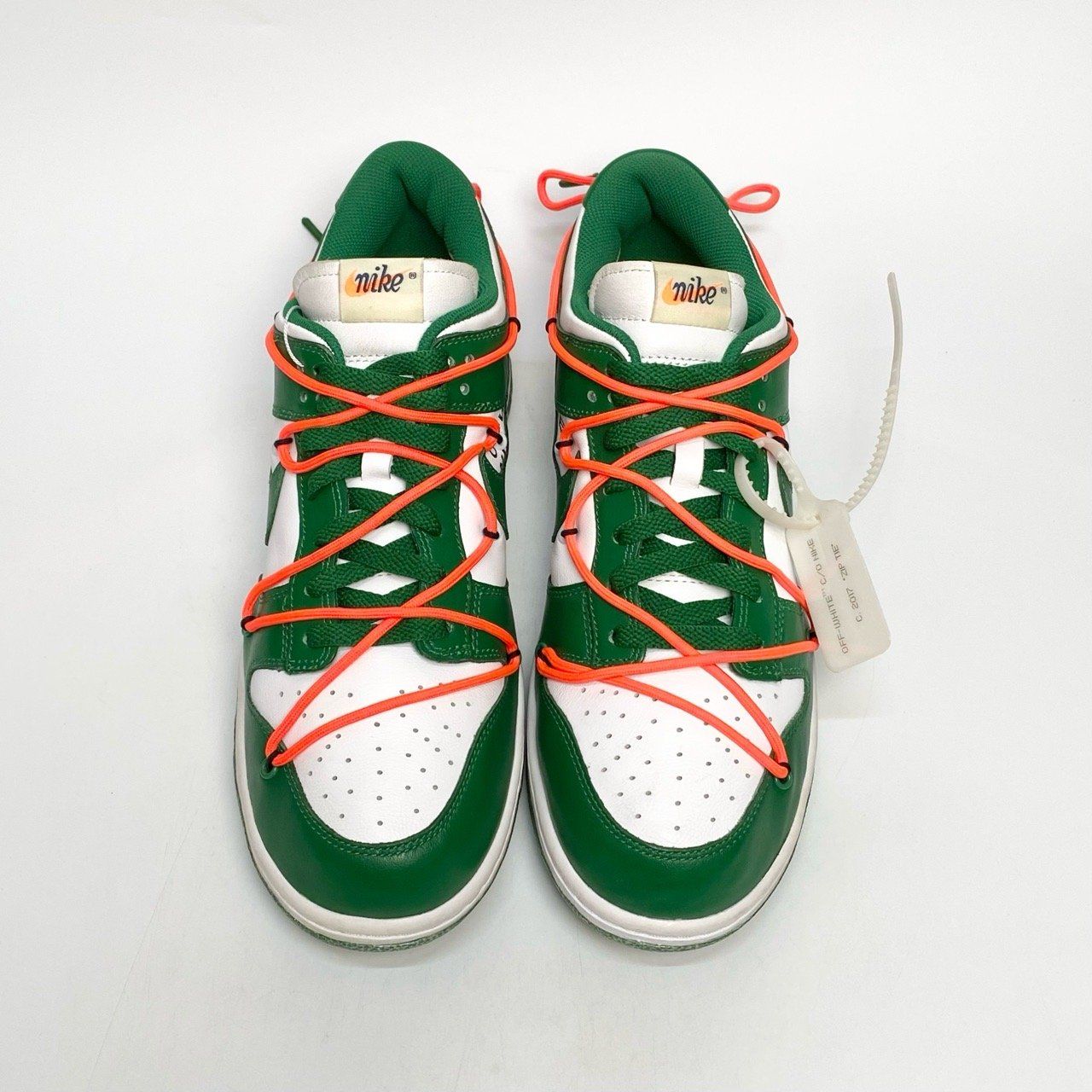  NIKE OFF WHITE X DUNK LOW PINE GREEN CT0856-100 
