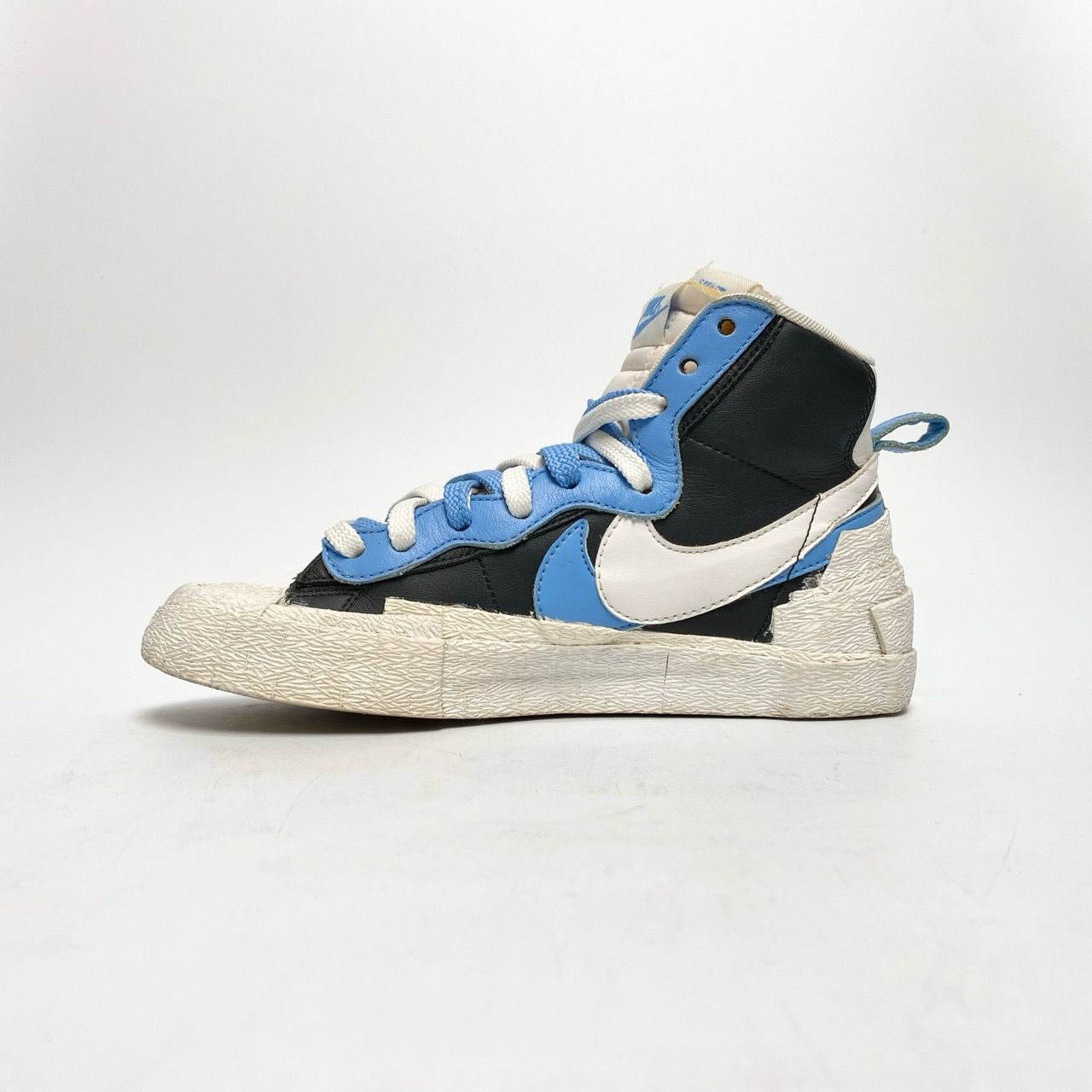  NIKE SACAI X BLAZER MID BLACK BLUE BV0072-001 