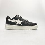  A BATHING APE BAPE LOW BLACK WHITE OZX SH M191052 L 