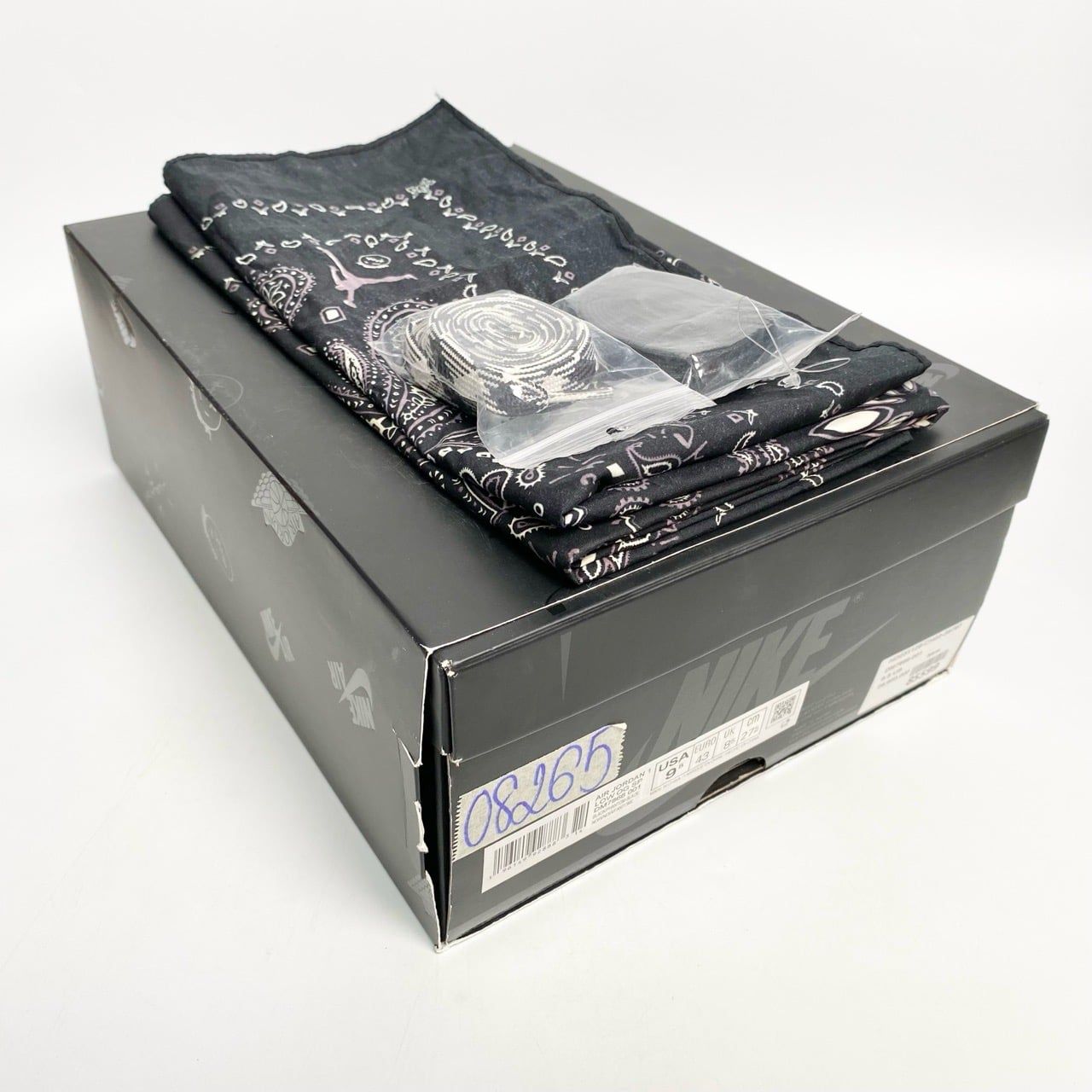  NIKE AIR JORDAN 1 RETRO LOW TRAVIS SCOTT BLACK PHANTOM DM7866-001 