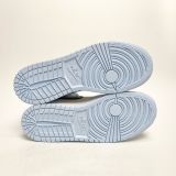  NIKE AIR JORDAN 1 MID GS ICE BLUE 555112-401 