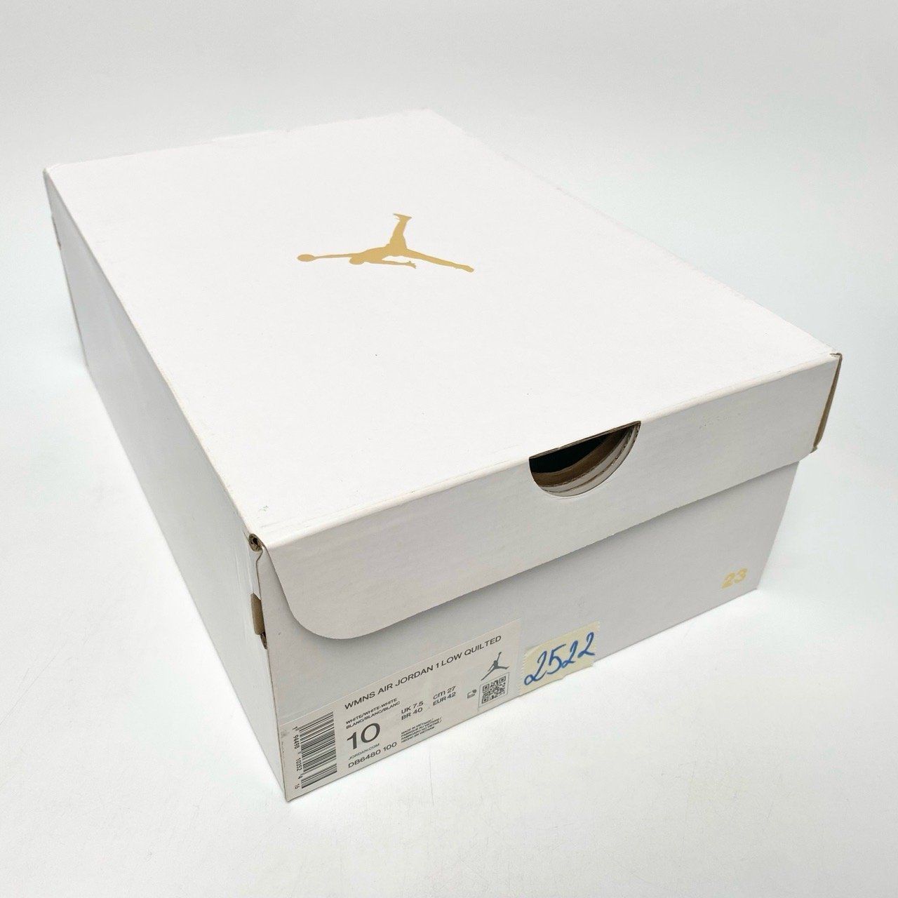  NIKE AIR JORDAN 1 LOW QUILTED WHITE DB6480-100 